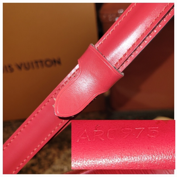 ♥️RARE LOUIS VUITTON EPI RED RANDONNEE PM - COLLECTOR'S CONDITION - Picture 4 of 17
